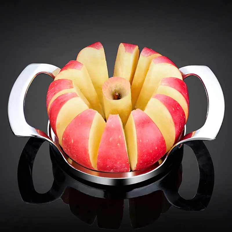 1pcs 304 Stainless Steel  Apple Cutter Fruit Slicer Apple Corer Pear Cutters Knife Peeler Cut Tool Kitchen Accessories