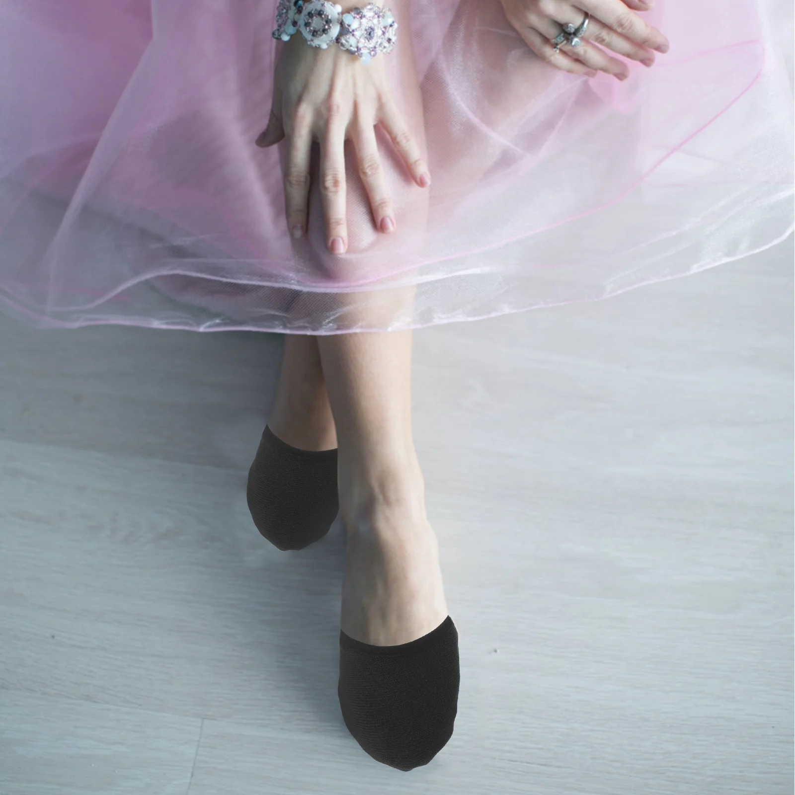 

1 Pair Yoga Dance Insole Soft Forefoot Pads For Ballet Shoes Non-Slip Toe Protector Pointe Shoe Cushion Dancer Foot Pad Shoe