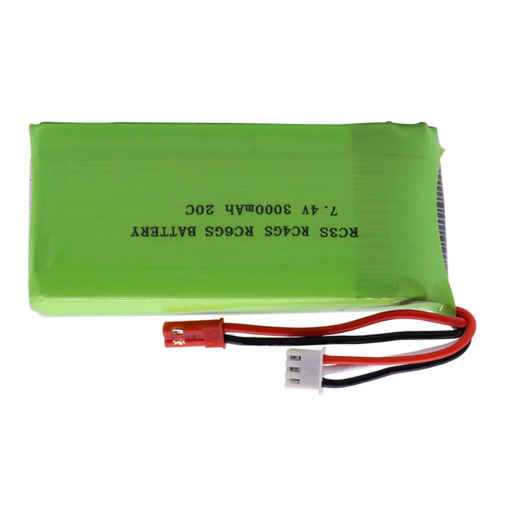 Upgrade Li-Polymer 2800mah to 3000mah 2S 7.4V 3000mah 20C Lipo Battery For Radiolink RC3S RC4GS RC6GS Transmitter toys accessory