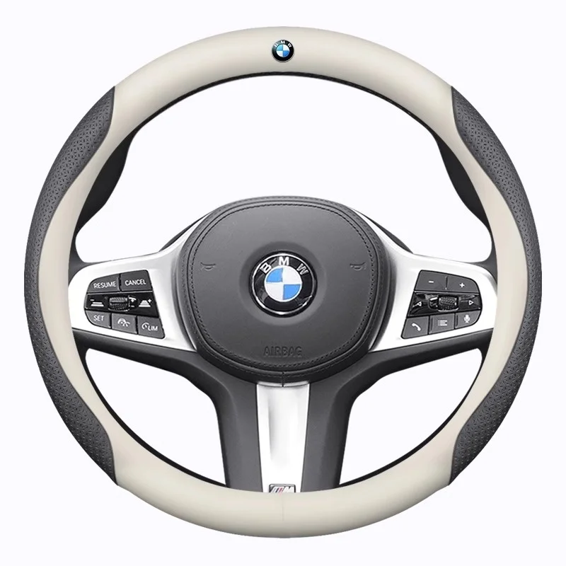 Car Carbon fiber Ultrathin Steering Wheel Cover For BMW E36 E39 E46 E60 E90 E91 F01 F10 F15 F20 F25 F30 G20 G30 G05 X1 X3 X5 X7