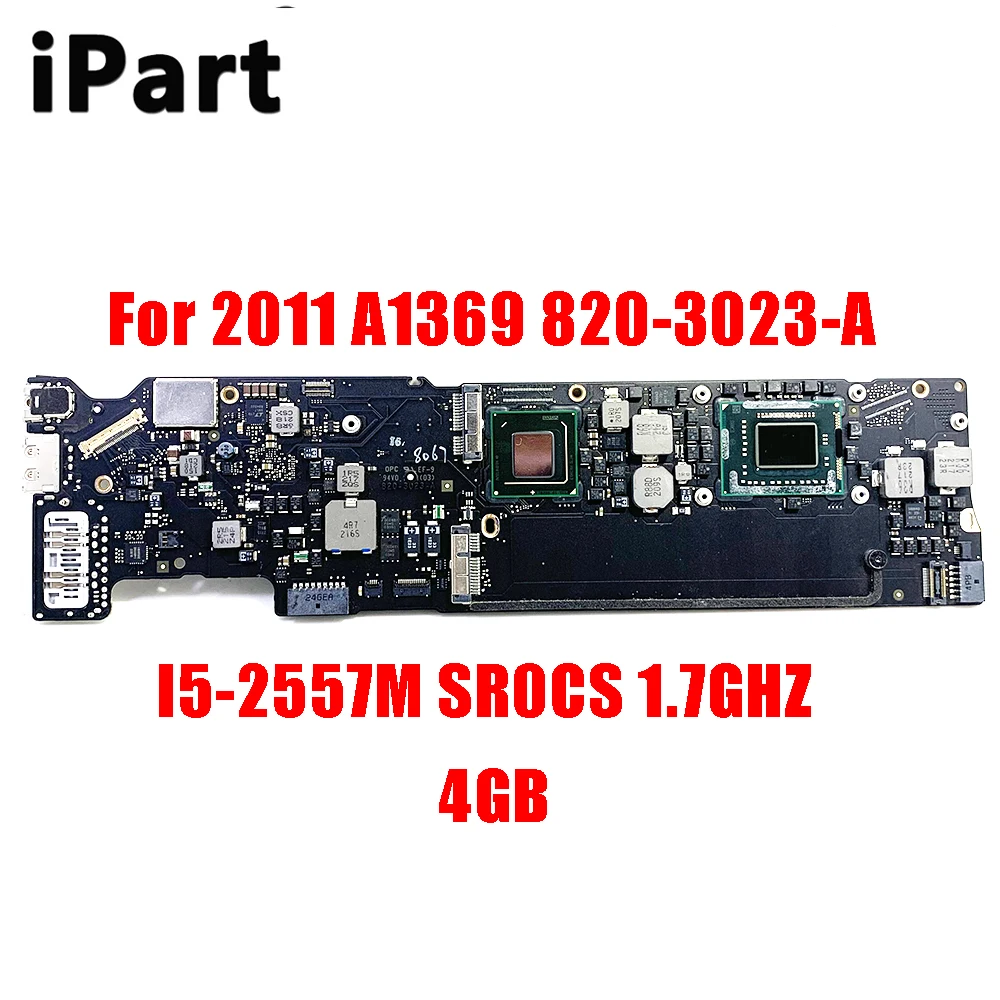 

820-3023-A 2011 A1369 Motherboard for 2011 A1369 Macbook Pro 13 “ I5-2557M 1.7GHZ 4GB SR0CS Full Test Before shipping Good Work