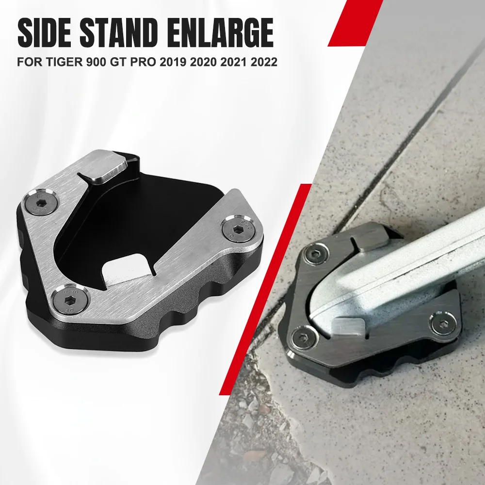 

FOR TIGER 900 GT Pro 22019 2020 2021 2022 Kickstand Foot Side Stand Extension Pad Support Plate Enlarge TIGER900 GT Accessories