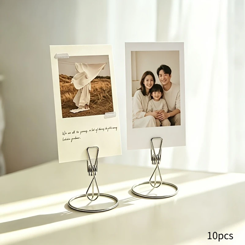 10pcs Photo Clips, Seating Clips, Mosquito Coil Clips, Suitable for Home, Office, Banquets, Restaurants, and Other Occasions
