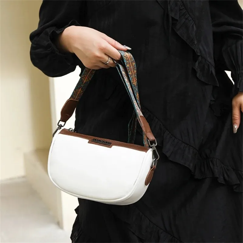 Vintage Female Small Shoulder Messenger Bag Ladies 2024 Fashion Soft Leather Crossbody Phone Bags for Women Versatile Handbag