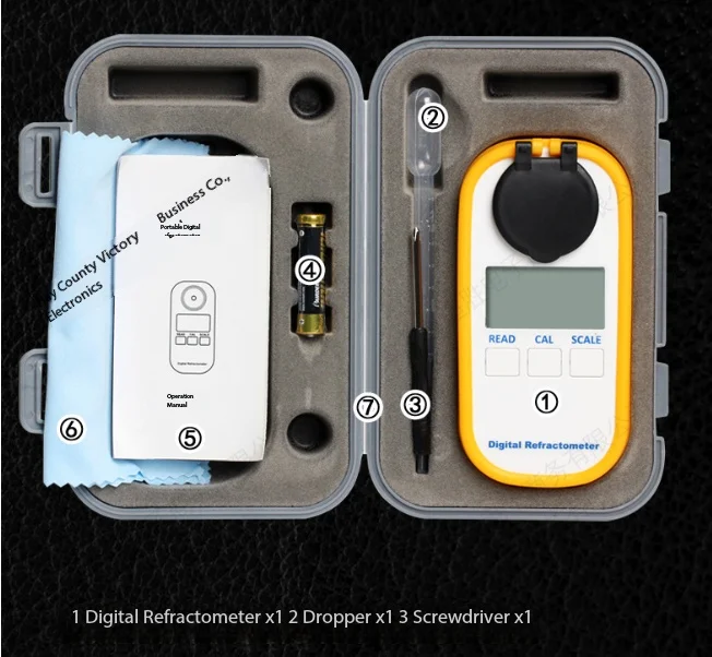 0-51% Electronic Digital Hydrogen Peroxide Concentration Meter Portable H2O2 Concentration Tester