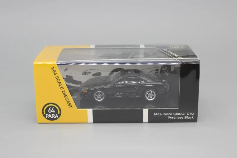 PARA64 1:64 Mitsubishi Motors GTO 3000GT black Limited collection of die-casting alloy car models