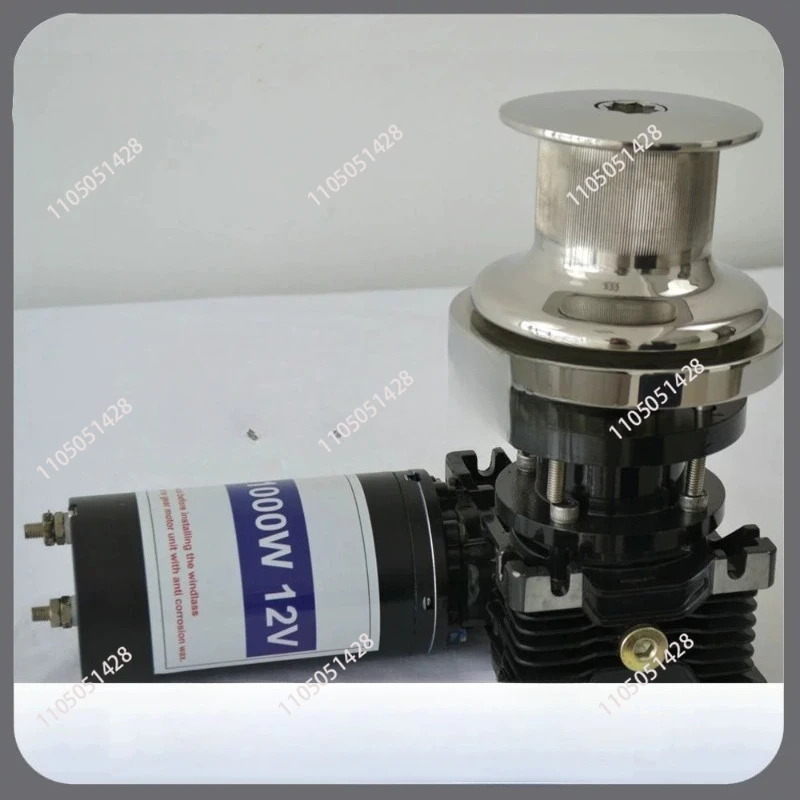 Customizable DC Electric Winch Anchor Winch 12/24v Motor 600W Max. Load 190 kg Rope Size 12 mm