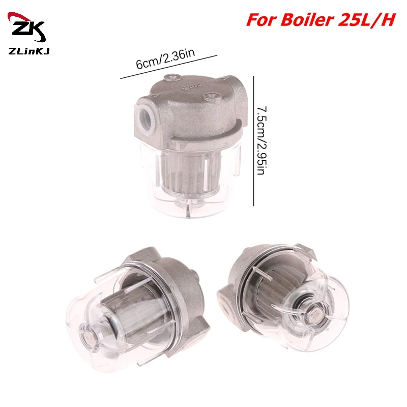 1PCS High Quality Oil Filter For Oil Burner Transparent P.C. Cup 1/4" 3/8" Small Diesel Fuel Filter For Boiler 25L/H