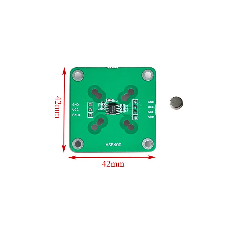 AS5600, AS5047P, MT6701, TLE5012B, MT6835 Programmable Magnetic Encoder Module Kit with Magnet - view 3