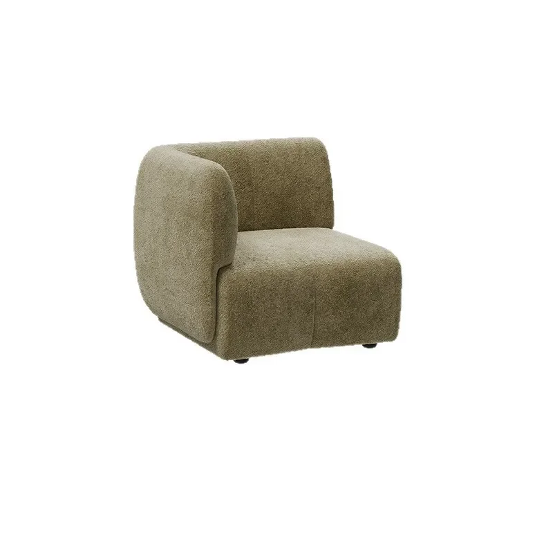 French retro plum module combination sofa, chenille sofa
