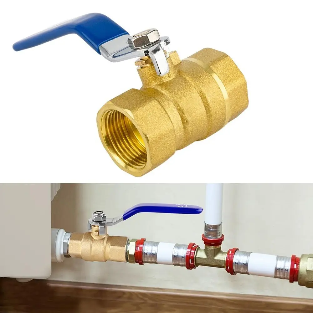 New Pure Copper Brass Ball Valve 1/2