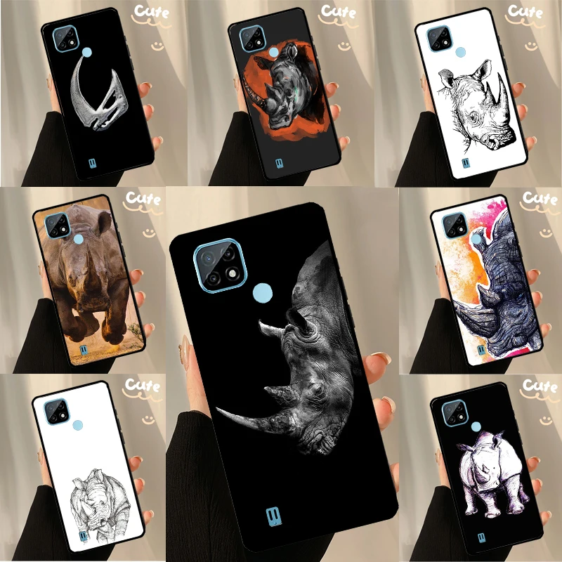 Rough Rhinoceros Rhino Beast For Realme C55 C35 C33 C31 C30 C21Y GT Neo 5 3 2T 10 Pro Plus Oneplus 11 Nord CE 3 Lite Case