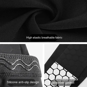 Shin Protector para Sports Legging, à prova de choque, Honeycomb, Nylon Suporte Sock, Futebol Shin Gear, Escudos de futebol, perna mangas, 1PC 6 principais vendas caneleira e meiao - №1