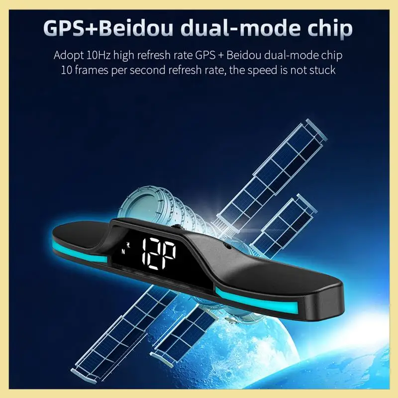 

G15 HUD Head-Up Display GPS Speeding Alarm Driving Speed Car Display Universal Parts