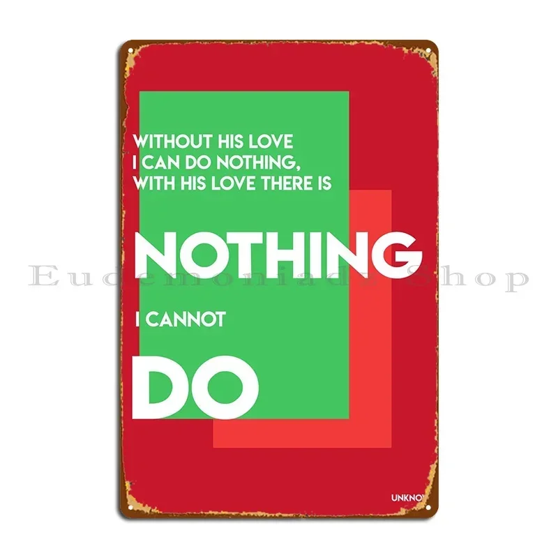 Nothing Metal Sign Poster Printing Painting Create Club Tin Sign Poster