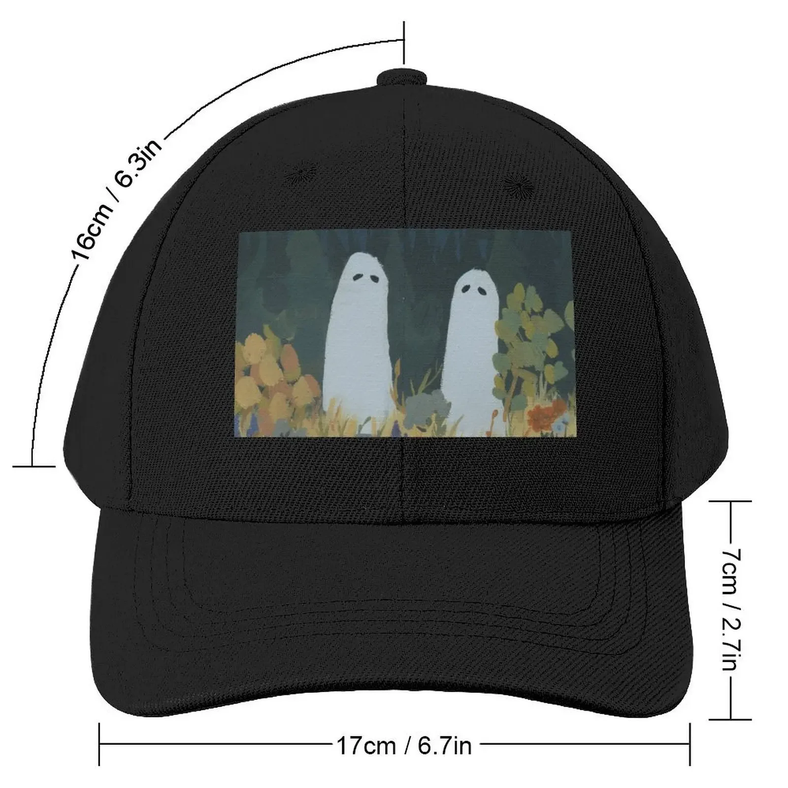 Ghost Field Baseball Cap derby hat party Hat Men's Hats Women's