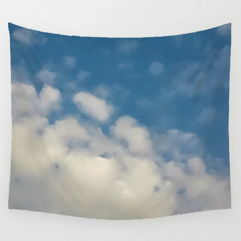 Sunset blue sky white cloud printed pattern decorative tapestry home bedroom room dormitory