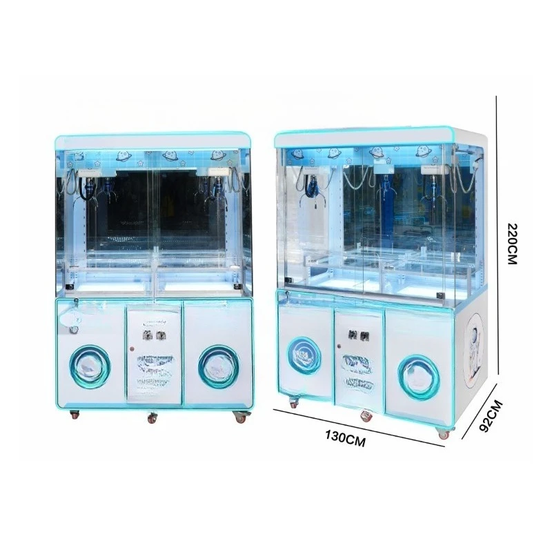 Double Scratch Doll Machine Large Commercial Grab Snack Machine Clip Doll Scan Code Grab Blind Box Tour