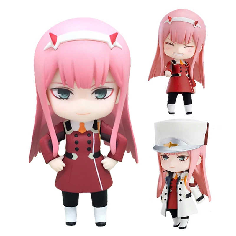 Darling in the FranXX Anime Figure 02 ZERO TWO Kawaii Model Cute Standing New 10CM PVC Static Toys Decoration Lovers Gifts Doll