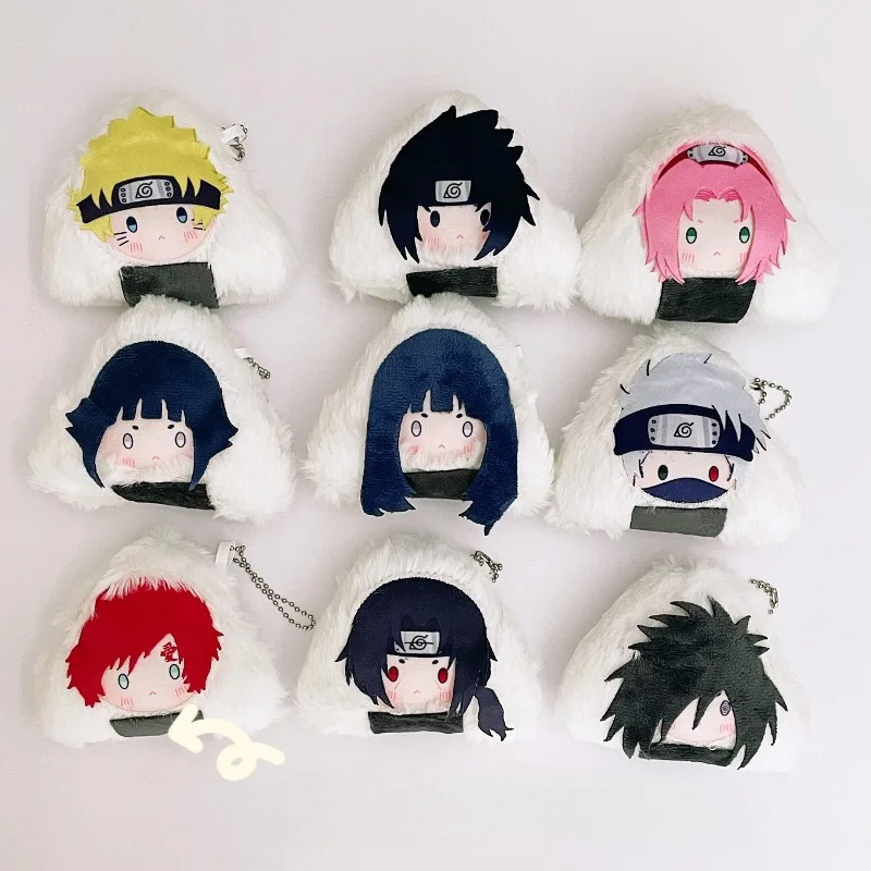 

Наруто Гаара 10 см серии Onigiri плюшевый брелок Kawaii Харуно Сакура мягкий рюкзак кулон Саске Какаши сюрприз подарки для фанатов