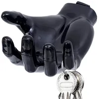 Creative Palm Up Hook Solid Color Finger Design Holder Unique Hand Shape Wall Hanger Hooks Storage Bathroom Soap Display Rack
