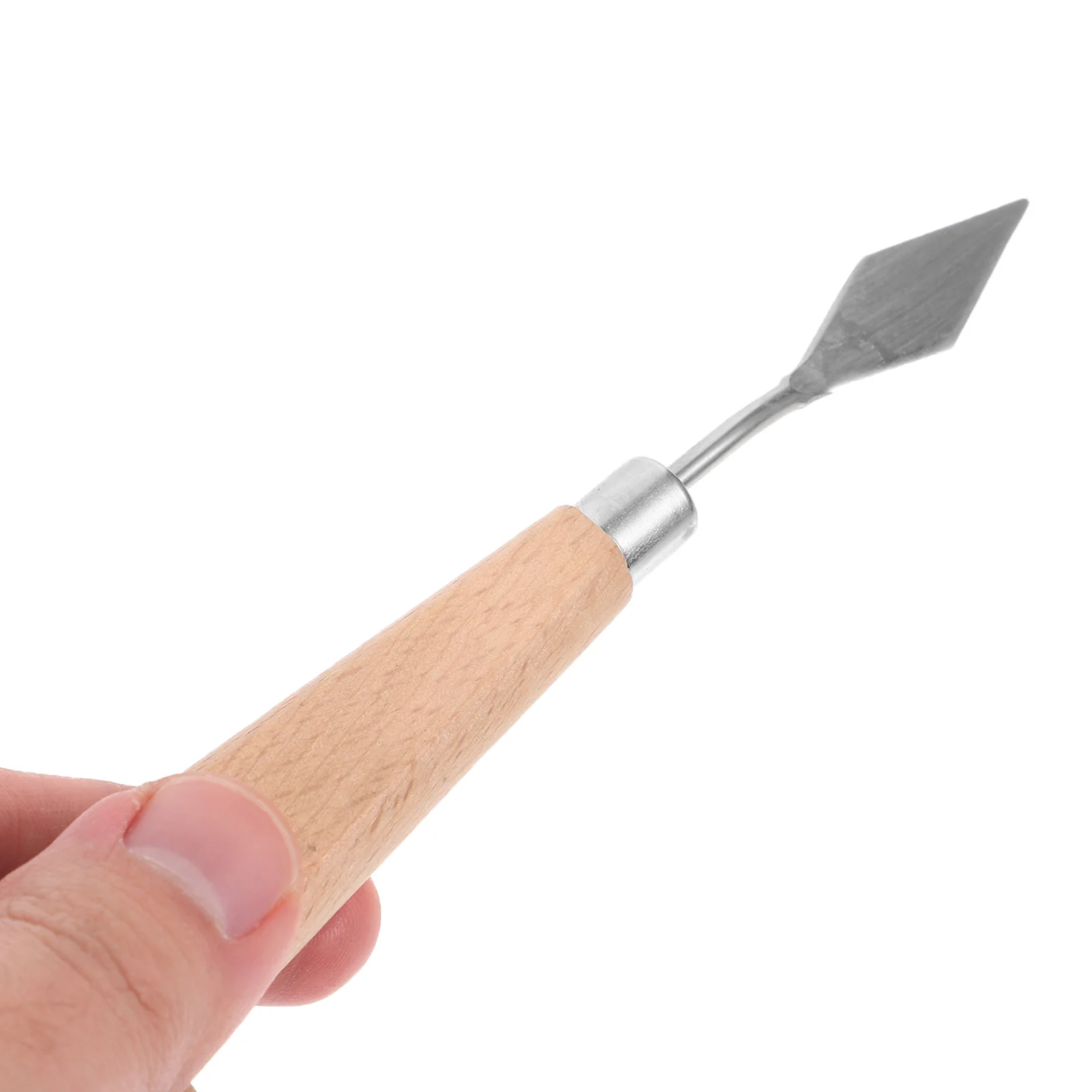 

7Pcs Oil Painting Knife Set Metal Painting Tools with Wooden Handle for Mixing Paint Clay Pigment Art Supplies Color Stirring