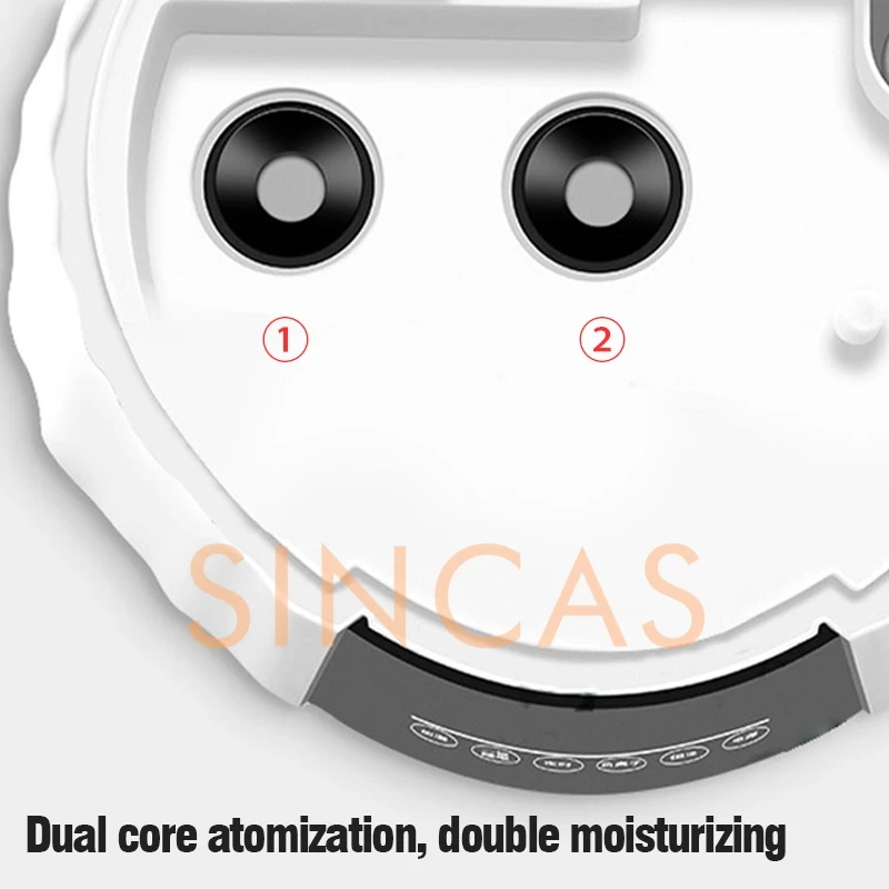 6L Electric Humidifier Floor-type Air Purifier Mist Maker Intelligent Remote Control Touch Screen Adjustable Aromatherapy Fog UV