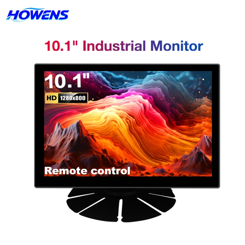 10.1 Inch IPS Industrial Monitor 178 Wide View Screen HDMI VGA AV BNC USB Ports VESA Mount Display For Industrial Control Camer