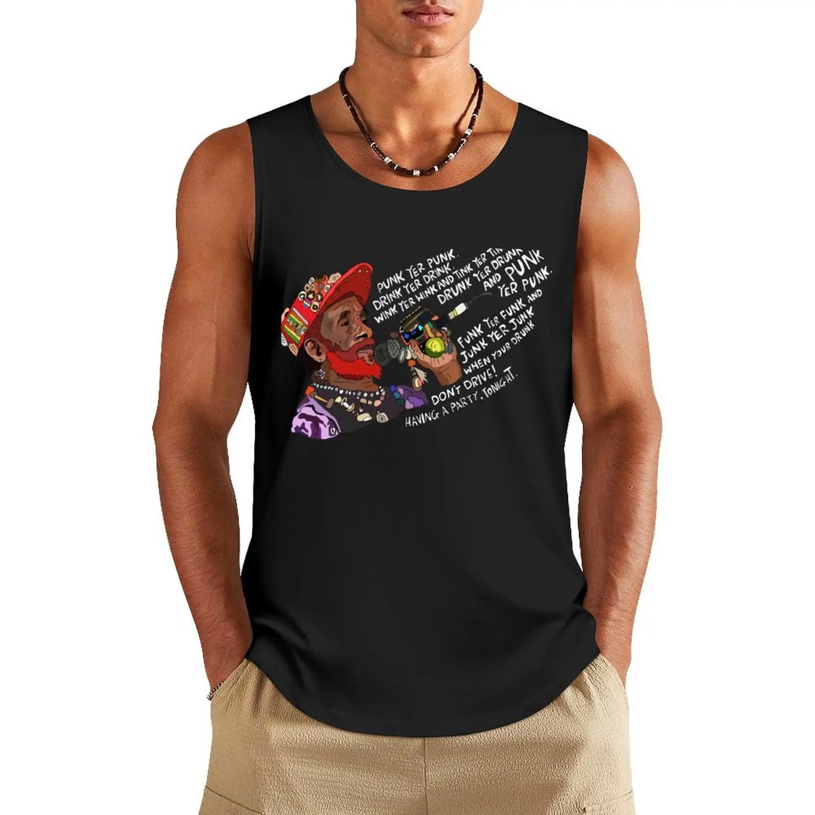 

Scratch Perry Dub Is A Weapon Team Boys Girls Tank Top t shirt summer Men's tops sleeveless man shirts