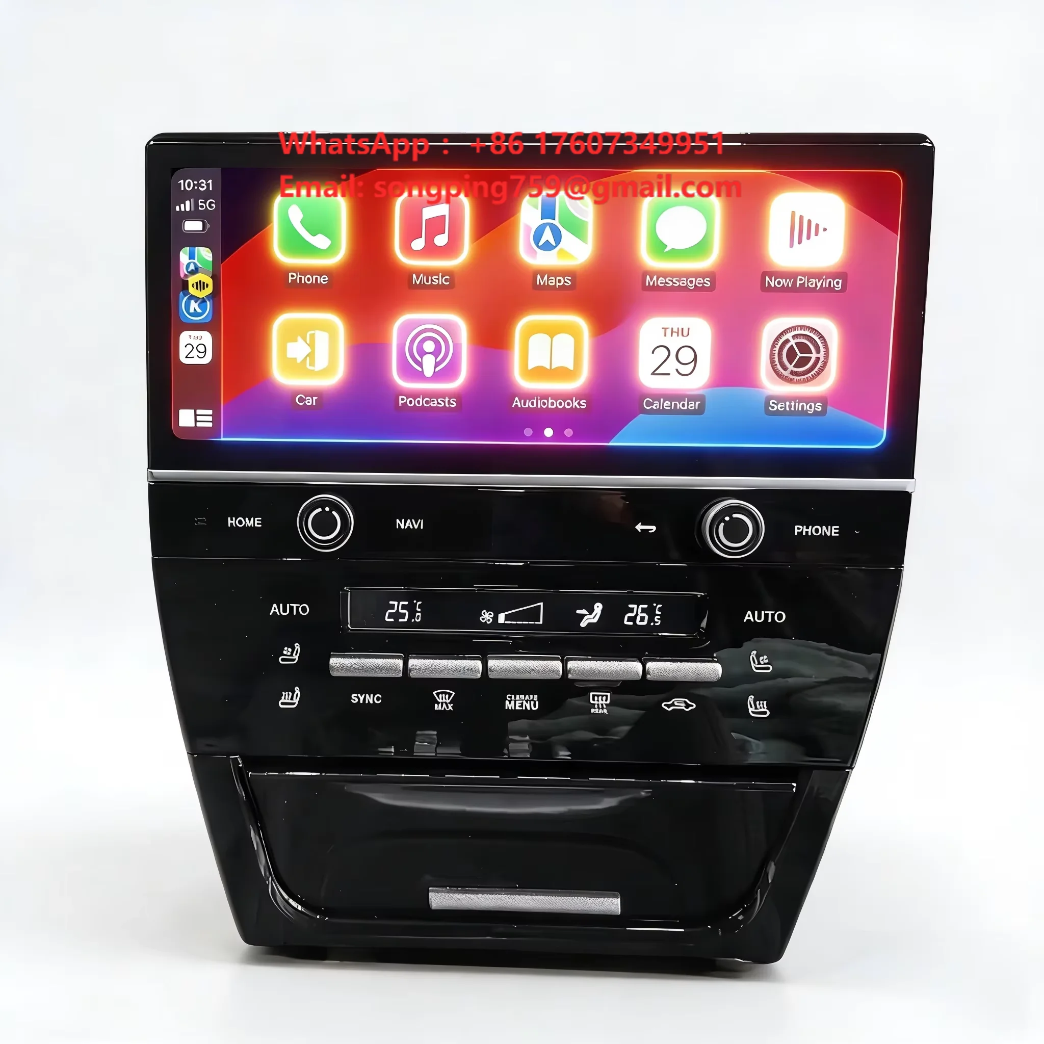 Upgrade 12.3 Inch Android Car Stereo Wireless GPS Navigation Multimedia Head Unit