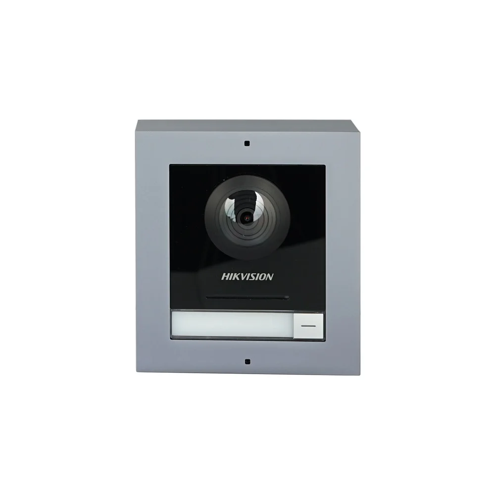 Imagem -02 - Hikvision-intercomunicador de Vídeo ip Multi-idioma Poe Villa Módulo Campainha Estação de Porta Telefone da Porta Ds-kd8003-ime1 b 802.3af