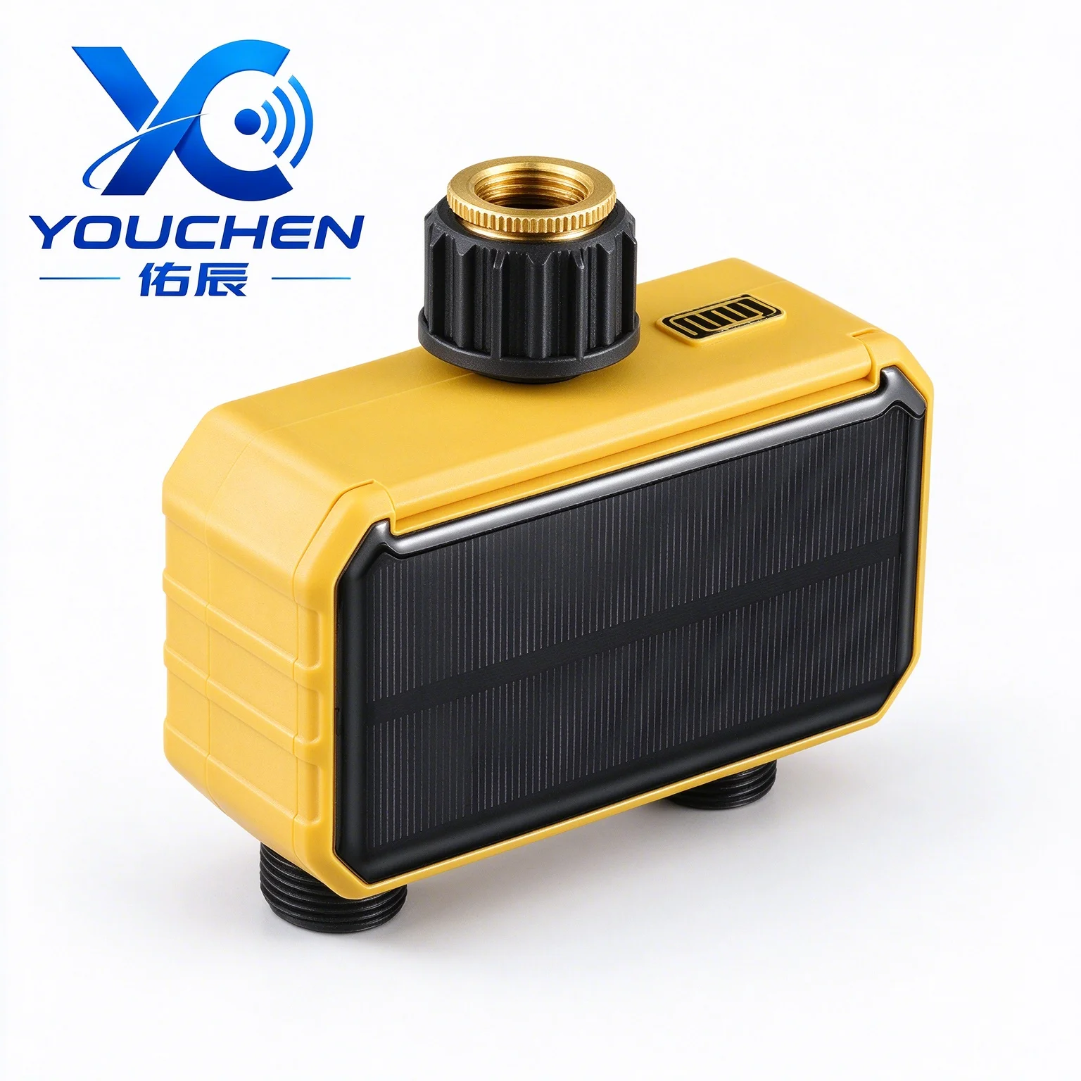 Solar Powered Dual Outlet Water Timer Programmable LCD Display Automatic Irrigation Controller Garden Drip Sprinkler Watering Sy