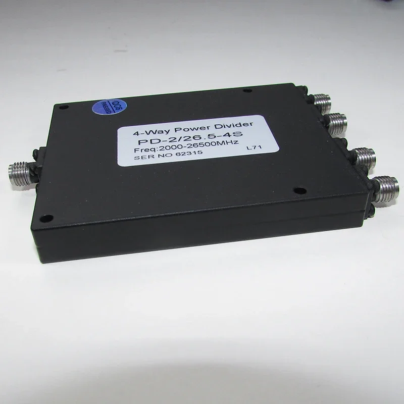 

20W RF SMA Four Wideband Power Divider PD-2/26.5-4S 2-26.5GHz