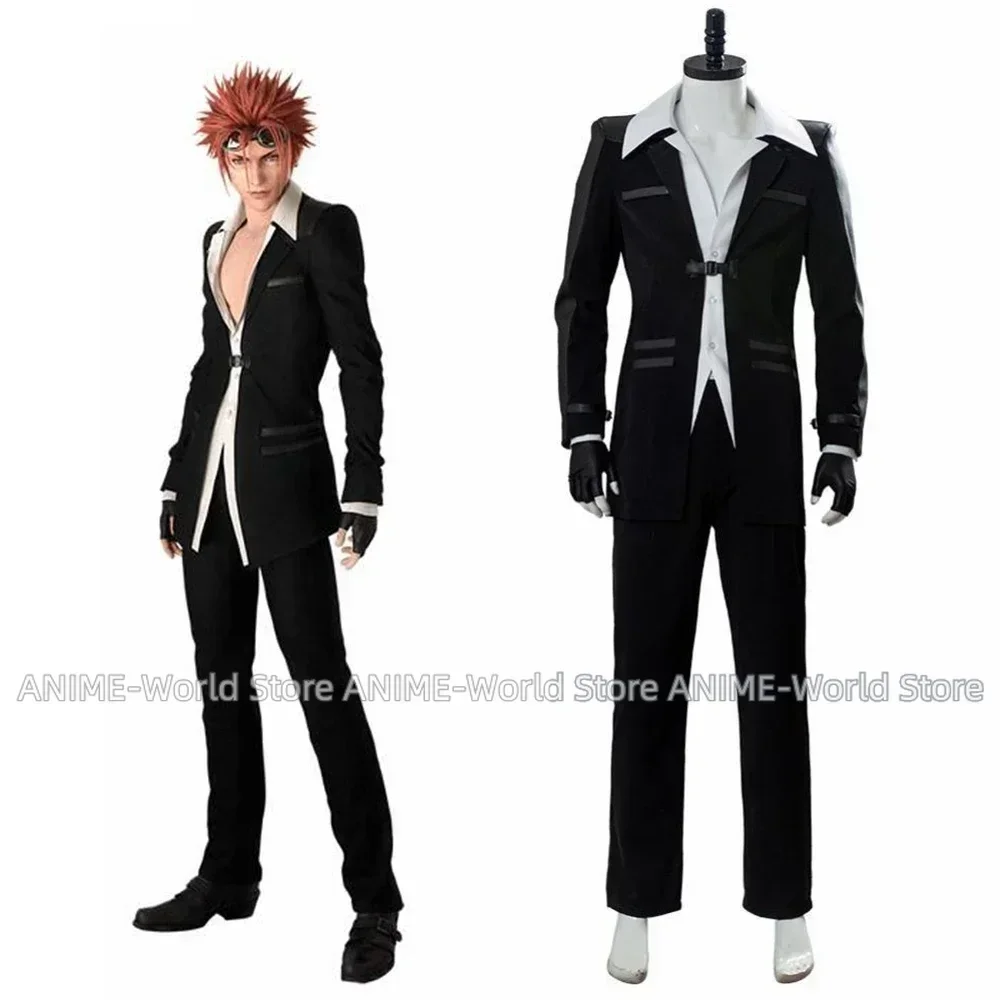 Unisex Anime Cos Final Fantasy VII Reno Cosplay Costumes Halloween Christmas Party Uniform Sets Suits