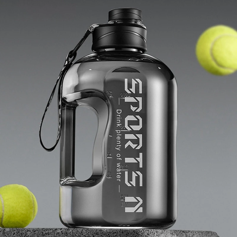 2,7/1,7 l isolierte Wasserflaschen mit Strohhalm, für Fitnessstudio, Reisen, Wandern, Camping, Wärmflasche für Männer und Frauen, auslaufsichere Fitnessflasche