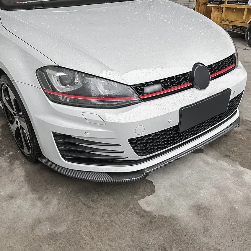 Abs Front stoßstange für Volkswagen Golf 7 mk7 gti r rline 2014-2018 Splitter Lippen spoiler Schutz abdeckung Karosserie-Kit Zubehör