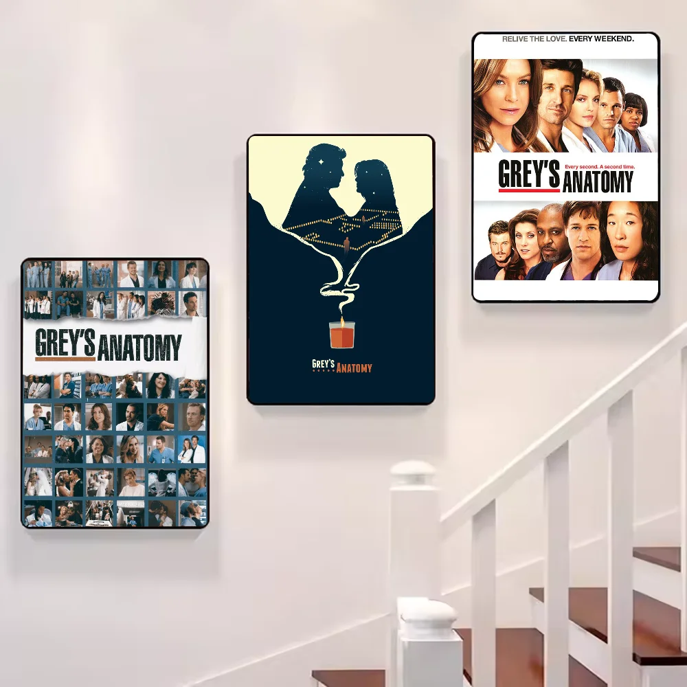 ملصق تلفزيوني من Grays Anatomy عالي الدقة على الحائط اللاصق المقاوم للماء وغرفة المعيشة المنزلية وغرفة النوم والديكور الجمالي