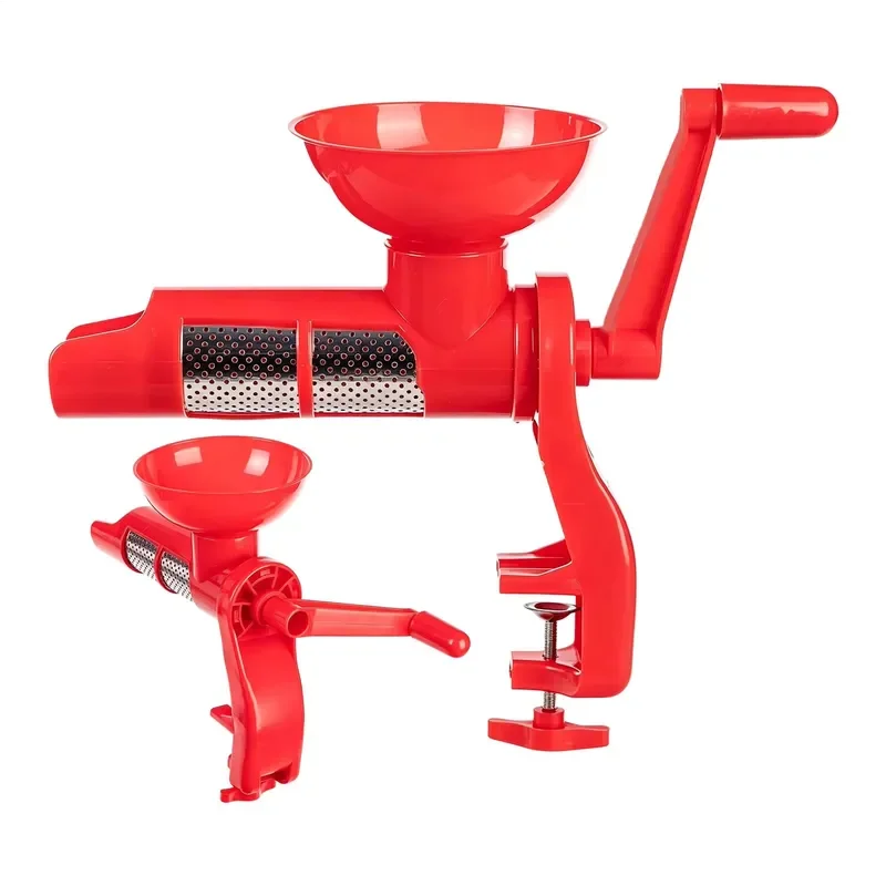For Tomato Juicer Hand Crank Food Processor Kitchen Tool with Filter Sauce Maker Purees Juices Jams Fruits Vegetables Manual