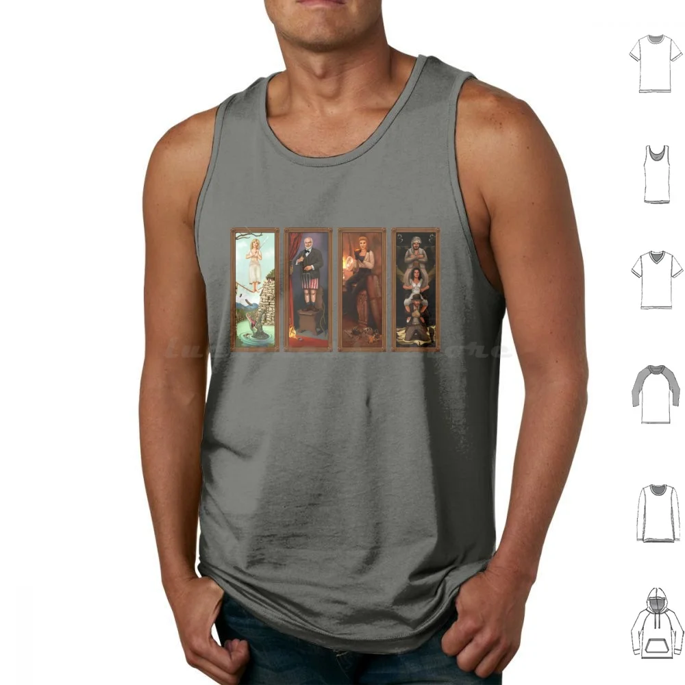 Raiders Of The Haunted Mansion Tank Tops Vest Sleeveless Indiana Jones Haunted Mansion