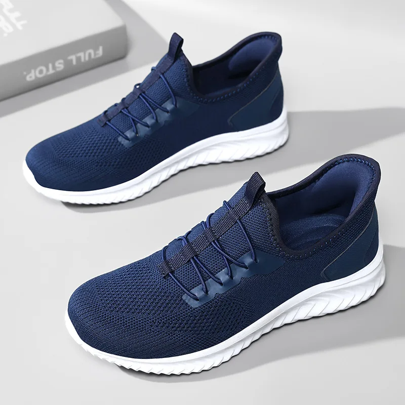 Breathable Mesh Summer Men's Sneakers Lightweight Trendy Walking Shoes Big Size Zapatillas Hombre Mens Tenis
