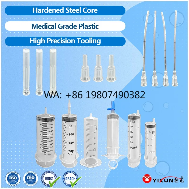 High Precision Medical Grade PP Mold Custom Production for Disposable 1ml to 60ml Products ISO 13485 Certified Factory