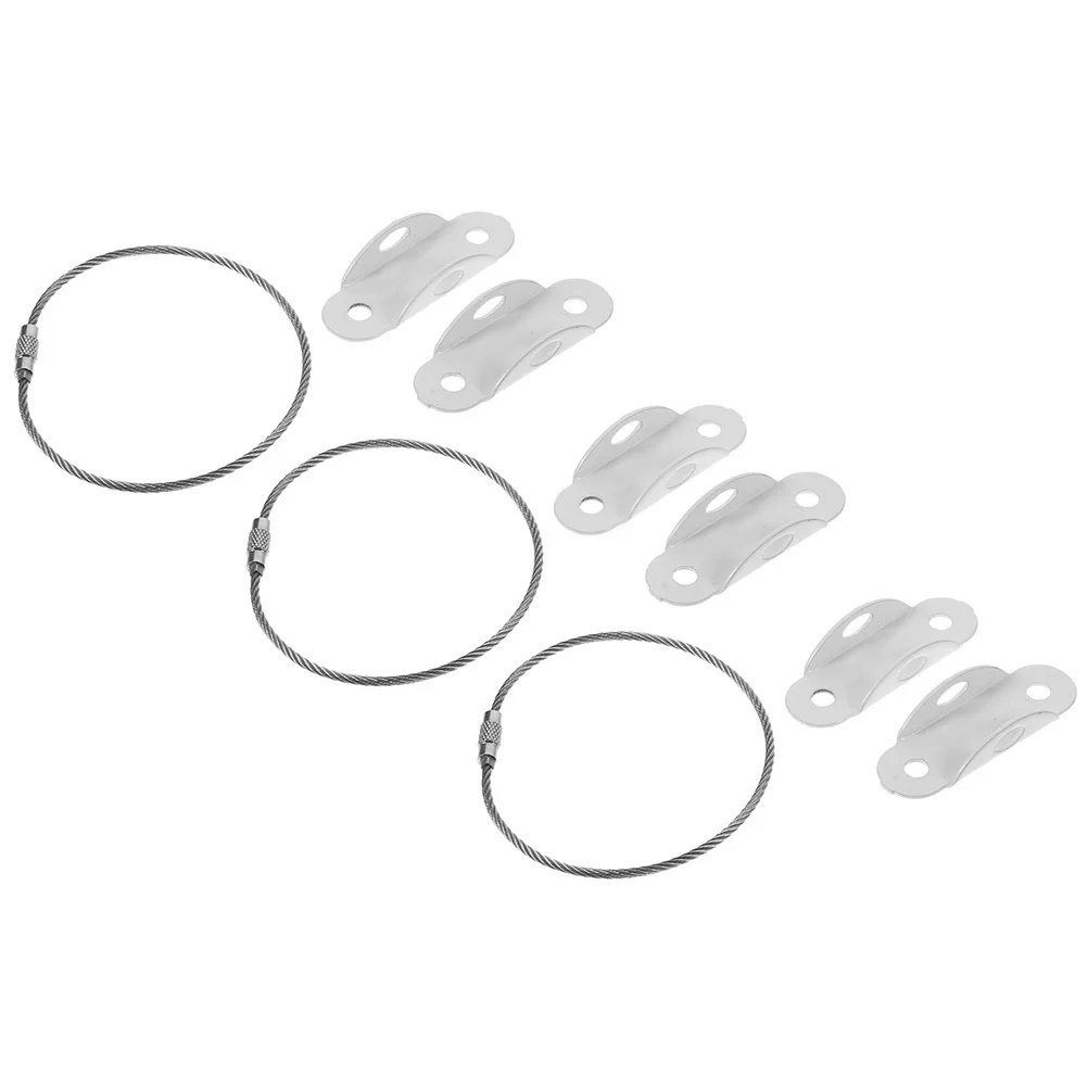 ชุดสายรัดกันล้มเฟอร์นิเจอร์ 3 ชุด สำหรับตู้ ชั้นวางหนังสือ ตู้เสื้อผ้า เฟอร์นิเจอร์หนัก ปลอดภัยติดผนัง