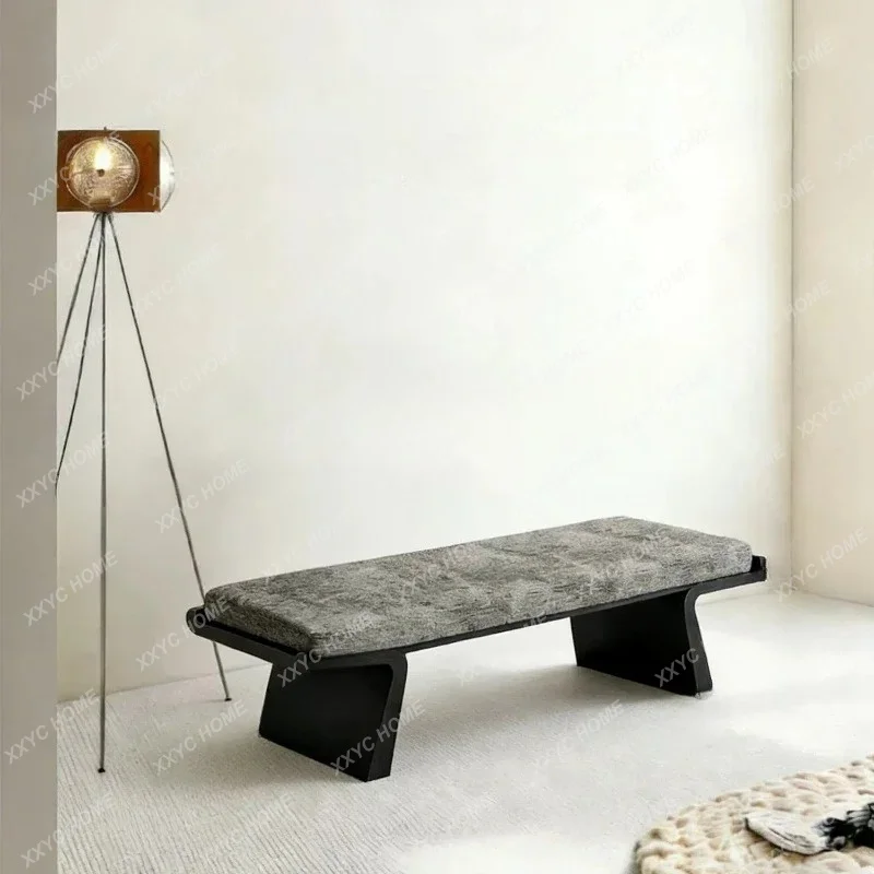 

fabric bench living room entrance shoe change stool simple bedroom bedside stoolTJ