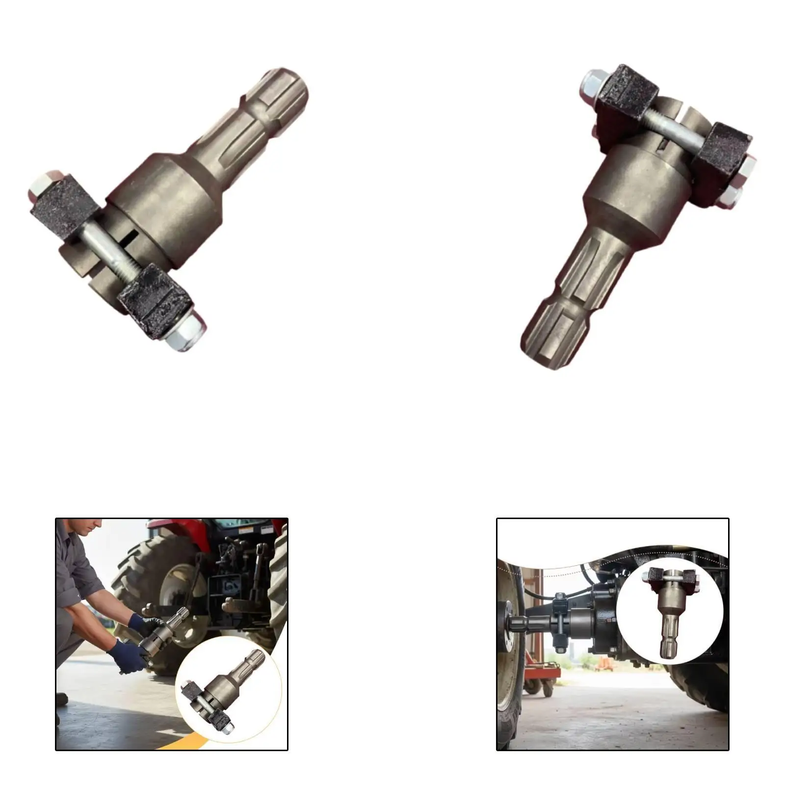 Heavy Duty Farm Machinery Joint Power Shaft Adapter Output Interface for Agriculture PTO Equipment
