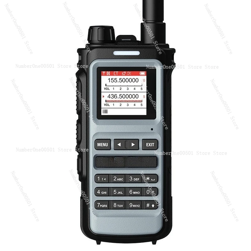 8600 Pro handheld walkie talkie dual band outdoor civilian handheld platform 8W one key frequency Type-C