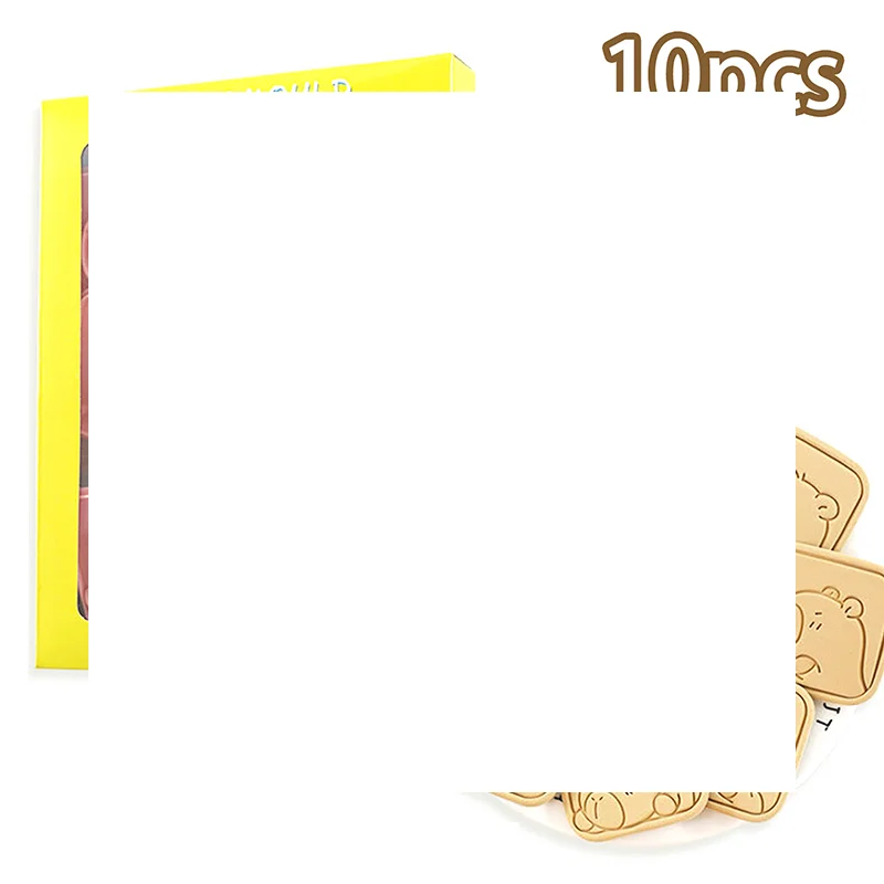 10 Cortadores de Galletas con Forma de Capibara de Dibujos Animados, Moldes para Fondant y Bizcochos, Herramientas de Decoración de Pasteles, Accesorios de Repostería, Utensilios de Cocina