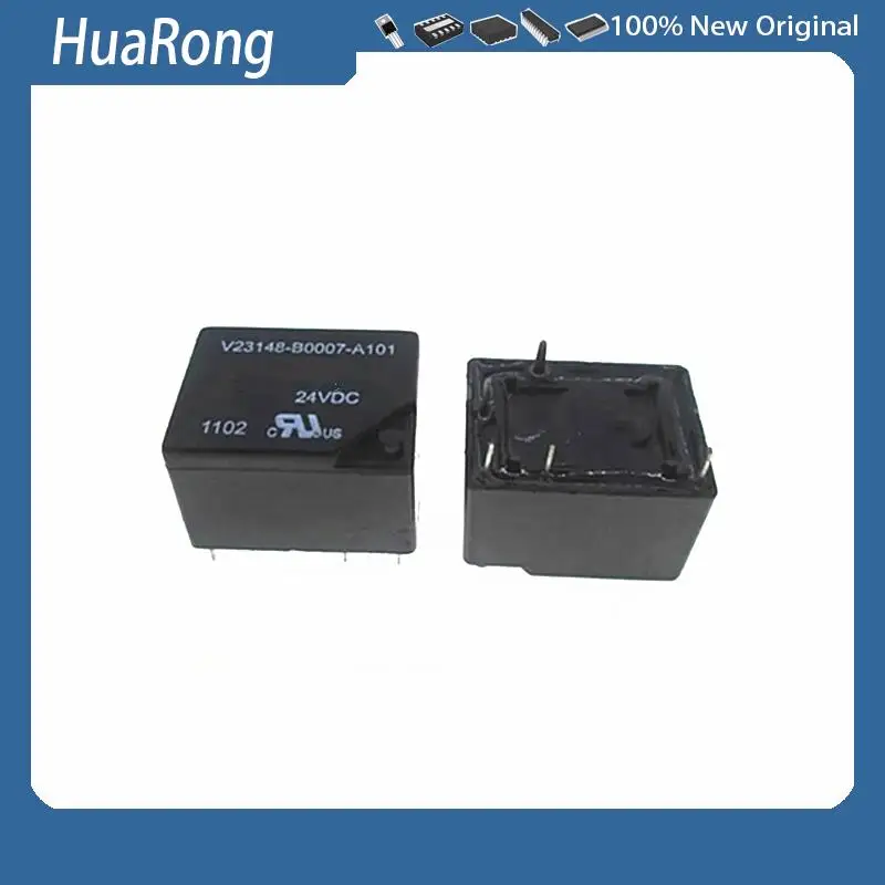 

1Pcs/Lot PN-3210110 24V 24VDC 6-PIN V23148-B0007-A101 24V 24VDC 5-PIN