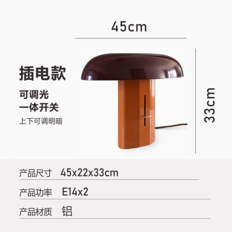 Прикроватная настольная лампа для кабинета, спальни, регулируемый окружающий свет