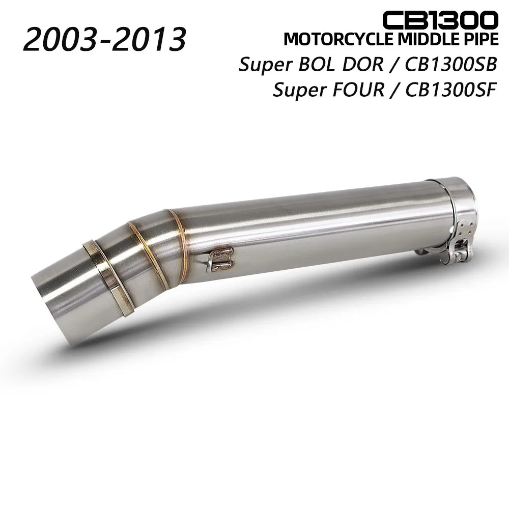 51MM Motorcycle Exhaust Adapter Middle pipe For Honda CB1300 Super BOL DOR CB1300SB / Super FOUR CB1300SF Streetbike escape tube