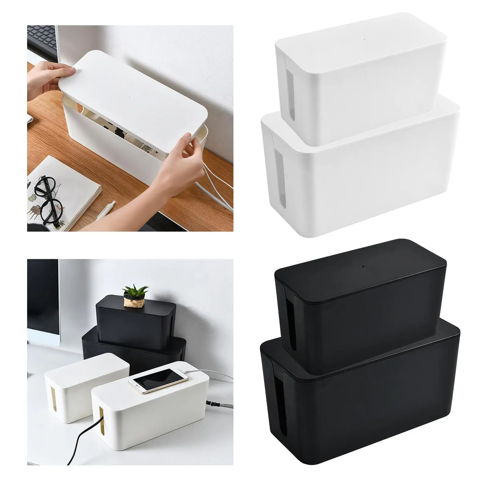 صندوق تخزين حامل الهاتف صندوق قطاع الطاقة لشبكة خط شاحن سلك المحول